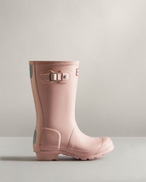Botas de Agua Altas Hunter Original Rain Niños Rosas Uruguay | Z0H-0090